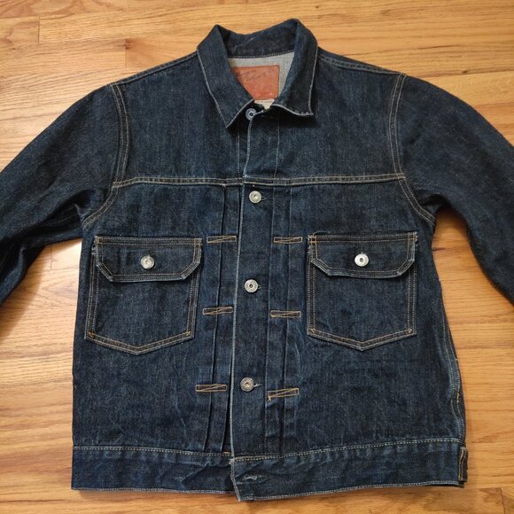 Burgus Plus Type 2 Selvedge Denim Jacket size 40 (M) - Picture 3 of 10